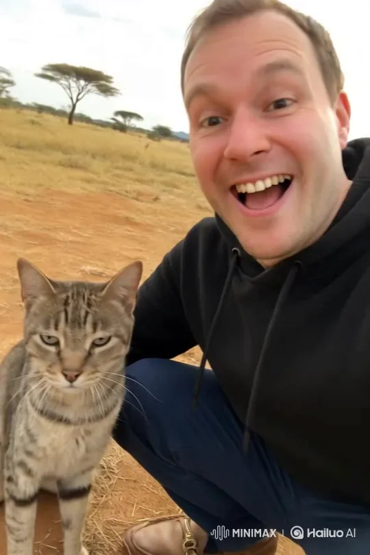 Pro Peter and His Cheetah Companion in the Forest – AI Generated Video | Hailuo AI