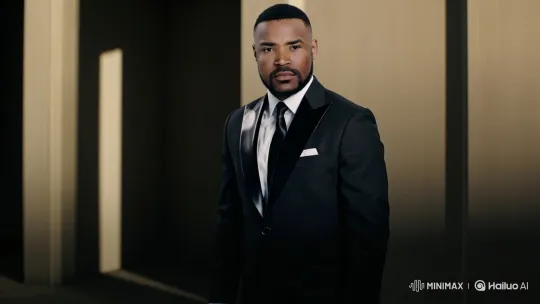 Modern Gentleman in Tuxedo Drives New Range Rover – AI Generated Video | Hailuo AI