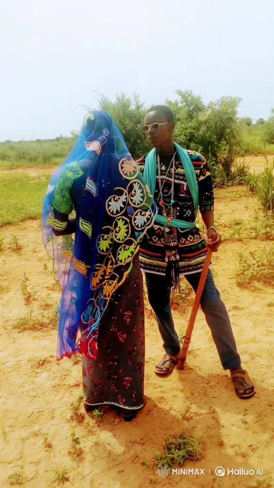 Couple Walks Through Arid Landscape – AI Generated Video | Hailuo AI