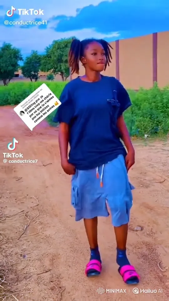 Young Woman in Casual Style with Confident Walk – AI Generated Video | Hailuo AI