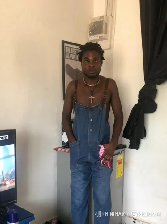 Man in Overalls Contemplates Sky from Airplane Window – AI Generated Video | Hailuo AI