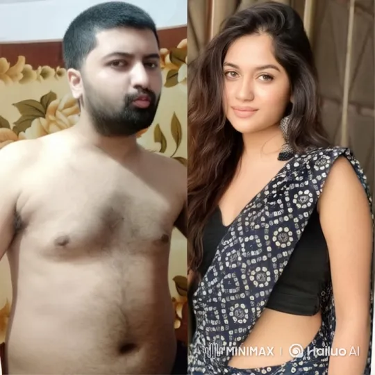 Passionate Intimate Scene Between Couple in Sari and Shirtless Man – AI Generated Video | Hailuo AI