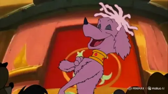Animated Pink Poodle Showcases Her Strength – AI Generated Video | Hailuo AI