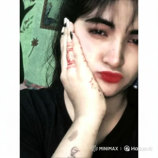 Sadness and Despair in a Young Woman's Gaze – AI Generated Video | Hailuo AI