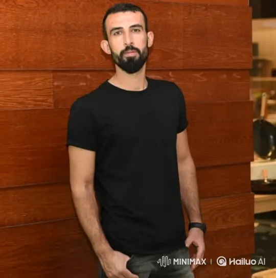Man Reflects in Softly Lit Room – AI Generated Video | Hailuo AI