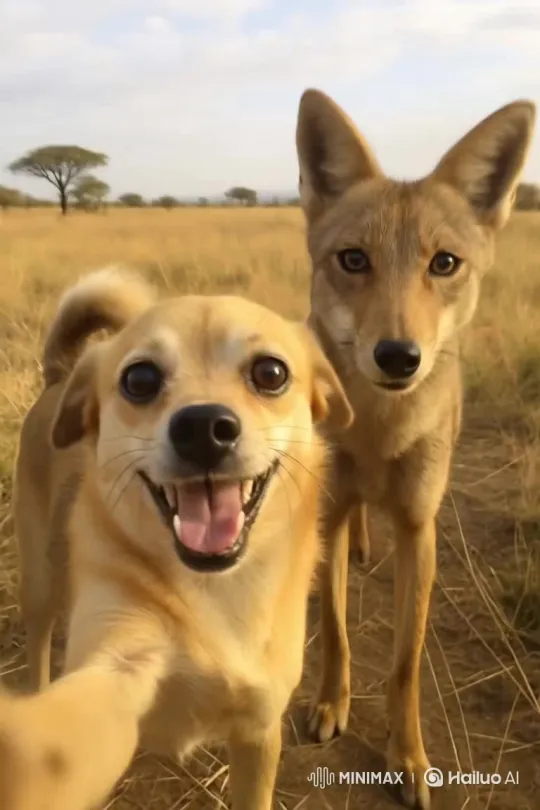 Animals: Wolf, Fox, Lion, and Elephant – AI Generated Video | Hailuo AI