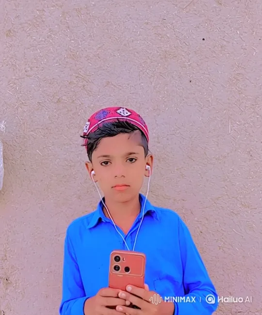 Young Boy in Motion, Engaged with Phone, Observes Passing Scenery – AI Generated Video | Hailuo AI