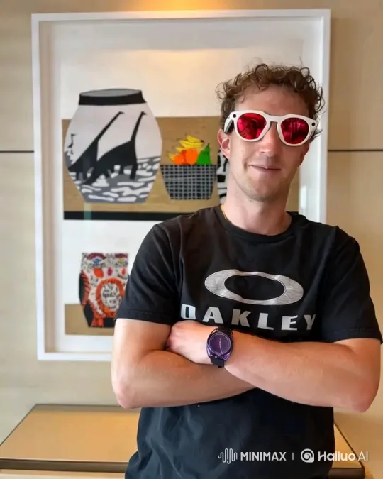 Man with Sunglasses Engages in Animated Talk with Donald Trump – AI Generated Video | Hailuo AI