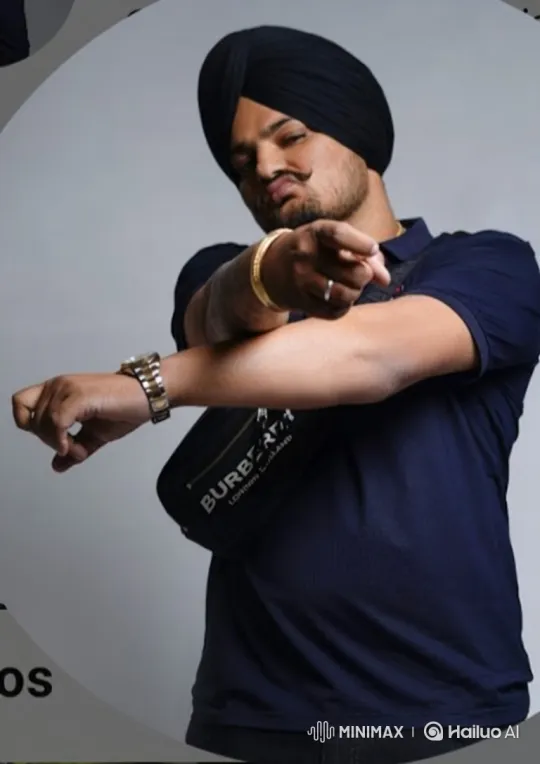 Man in Turban and Polo Shirt Holds Steady Gaze – AI Generated Video | Hailuo AI