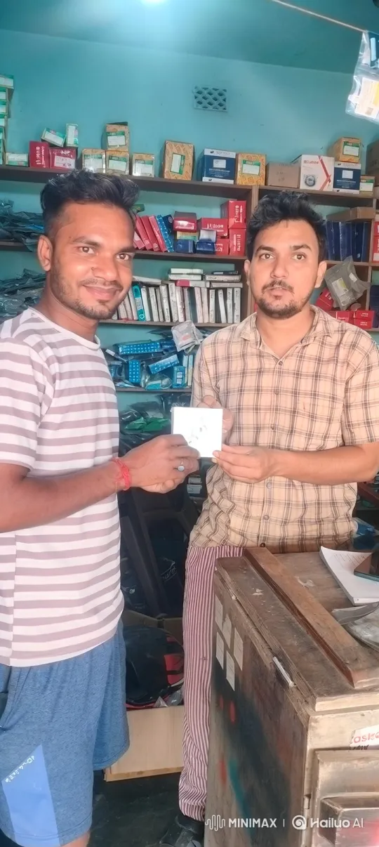Affectionate Moment Between Two Men in Auto Parts Shop – AI Generated Video | Hailuo AI