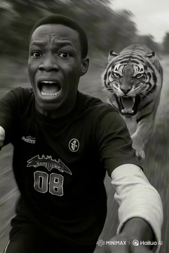 Tiger Pursuit Survival Tale – AI Generated Video | Hailuo AI