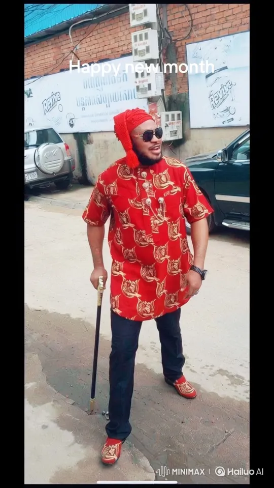 Distinguished Man in Red Tunic Enters Luxury Car at Grand Compound – AI Generated Video | Hailuo AI