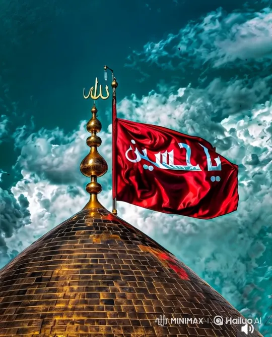 Golden Dome with Billowing Flag in Dynamic Sky – AI Generated Video | Hailuo AI