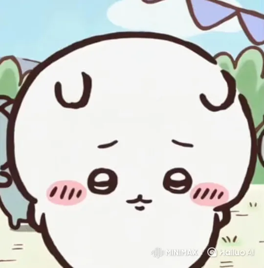 Chiikawa Reflects Tearfully in an Empty Park – AI Generated Video | Hailuo AI