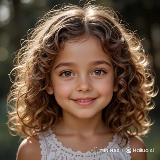 Sunlit Girl Waves Gently with Innocent Smile – AI Generated Video | Hailuo AI