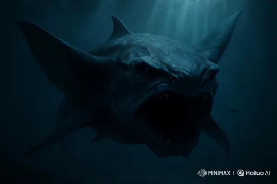 Monstrous Deep-Sea Creature Revealed in Terrifying Close-Up – AI Generated Video | Hailuo AI