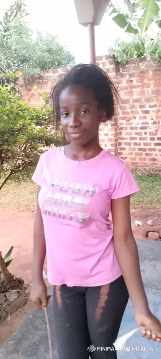 Young Black Woman in Serene Patio Setting – AI Generated Video | Hailuo AI