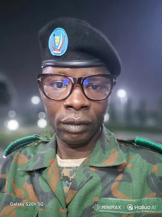 Military Commander Salutes His Troops at Night – AI Generated Video | Hailuo AI
