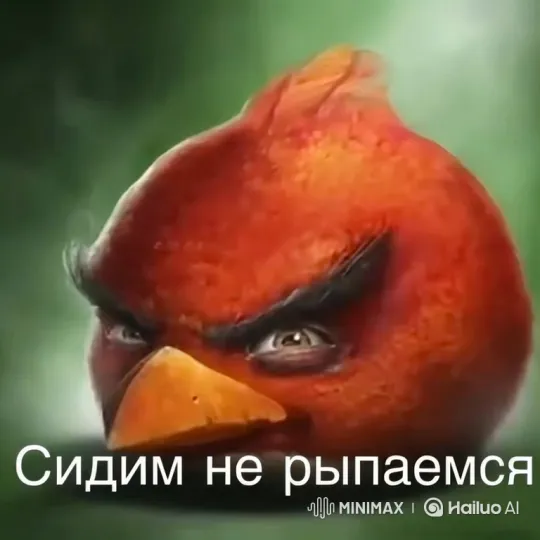 Red Bird Creature Explosively Ignites in Fiery Blast – AI Generated Video | Hailuo AI