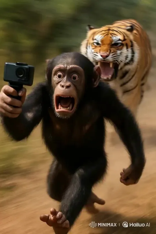 Tiger: The Majestic Predator of the Wild – AI Generated Video | Hailuo AI