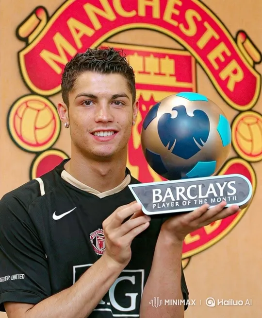 Cristiano Ronaldo Showcases Award and Lamborghini – AI Generated Video | Hailuo AI