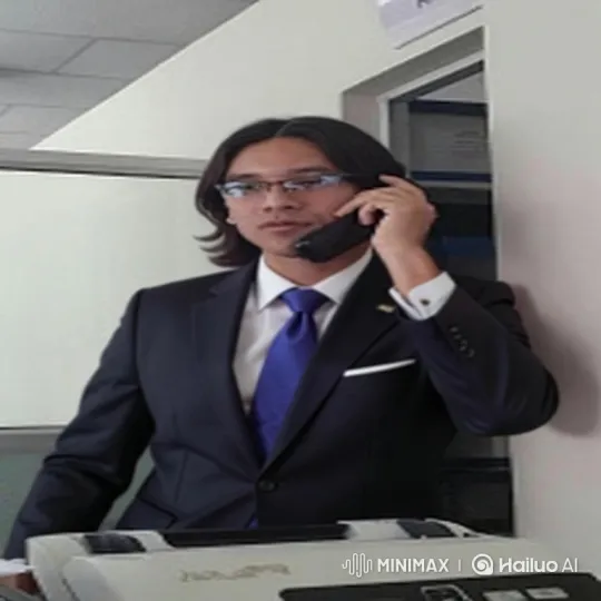 Man's Joyful Transformation During Phone Call – AI Generated Video | Hailuo AI