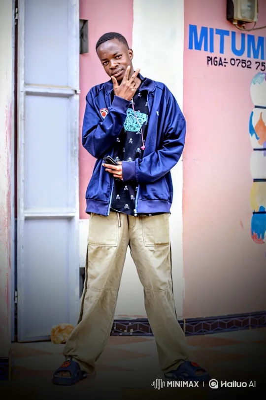 Confident Young Man Poses in Urban Setting – AI Generated Video | Hailuo AI