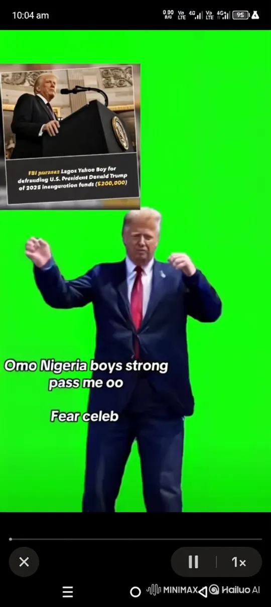 Donald Trump Mimics Dance Pose with Serious Expression – AI Generated Video | Hailuo AI