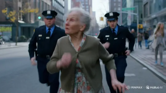 Elderly Woman Flees Police, Proclaims Love for Potato Soup – AI Generated Video | Hailuo AI
