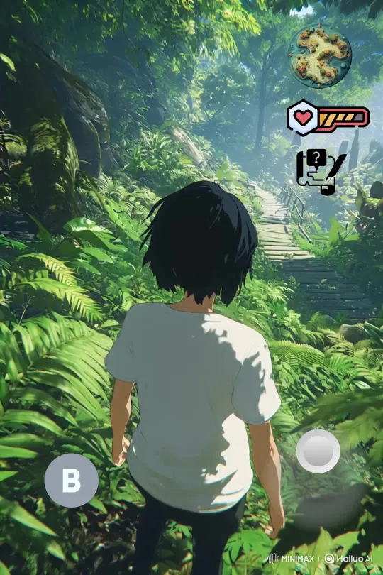 Man's Journey Through the Jungle – AI Generated Video | Hailuo AI