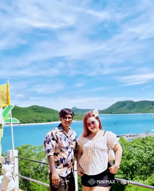 Couple's Romantic Scenic Fight Scene – AI Generated Video | Hailuo AI