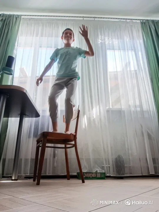 Boy with Bazooka Destroys Room in Video – AI Generated Video | Hailuo AI
