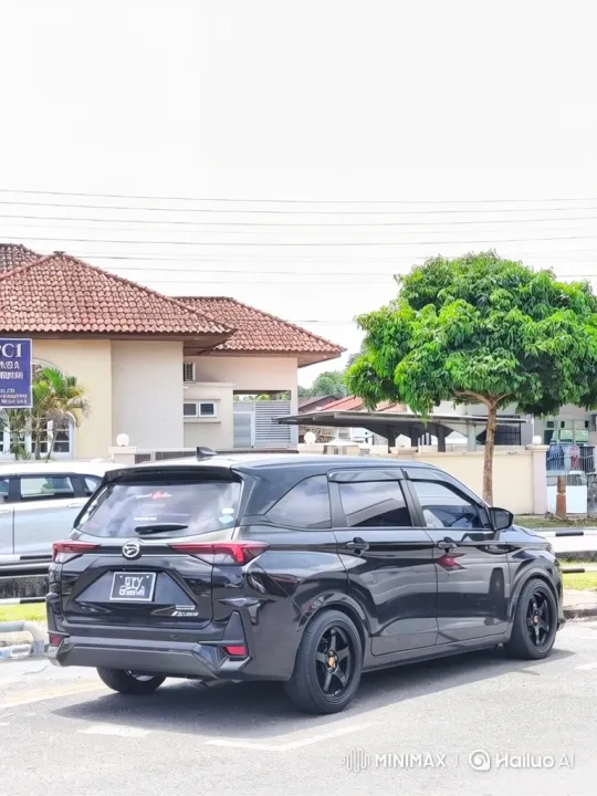 Sleek Black SUV with Custom Air Suspension – AI Generated Video | Hailuo AI