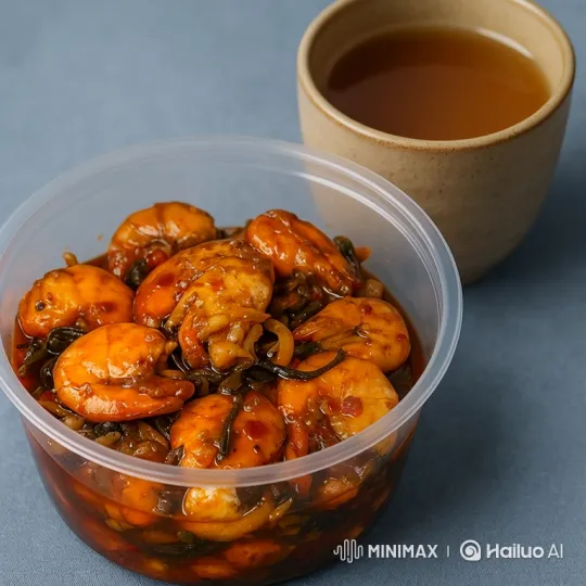 Appetizing Meal and Tea Display with Subtle Steam – AI Generated Video | Hailuo AI