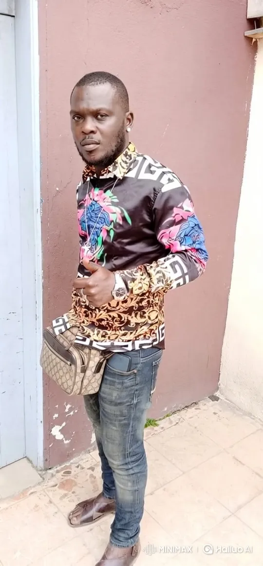 Stylish Man Projecting Confidence in Static Frame – AI Generated Video | Hailuo AI