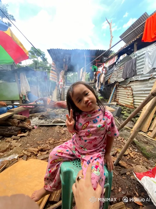 Young Girl Dances Joyfully in Rustic Setting – AI Generated Video | Hailuo AI