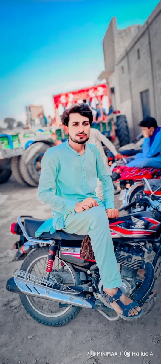 Young Man Drives Away on Decorated Truck – AI Generated Video | Hailuo AI