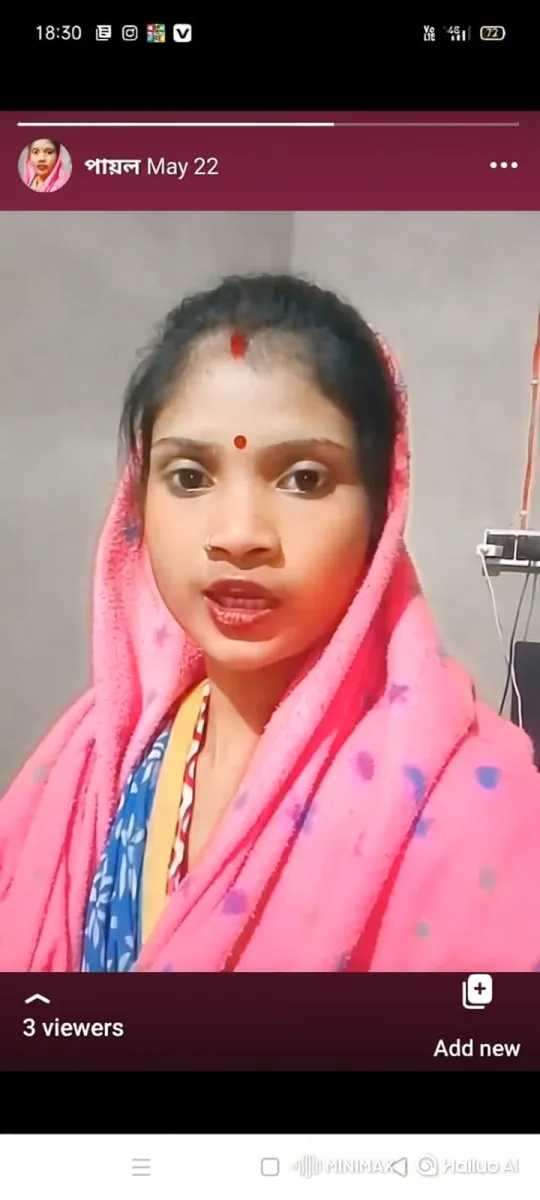 Young Woman in Pink Shawl Dances Gracefully – AI Generated Video | Hailuo AI