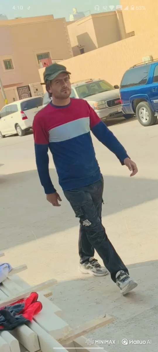 Man Walking with Tracking Camera on Sunny Day – AI Generated Video | Hailuo AI
