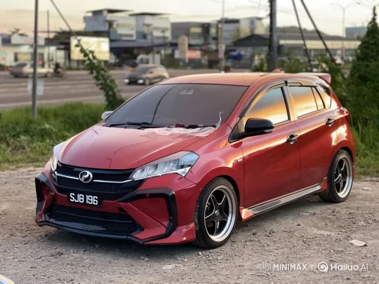 Custom Metallic Red Hatchback Showcased with Dynamic Camera Moves – AI Generated Video | Hailuo AI