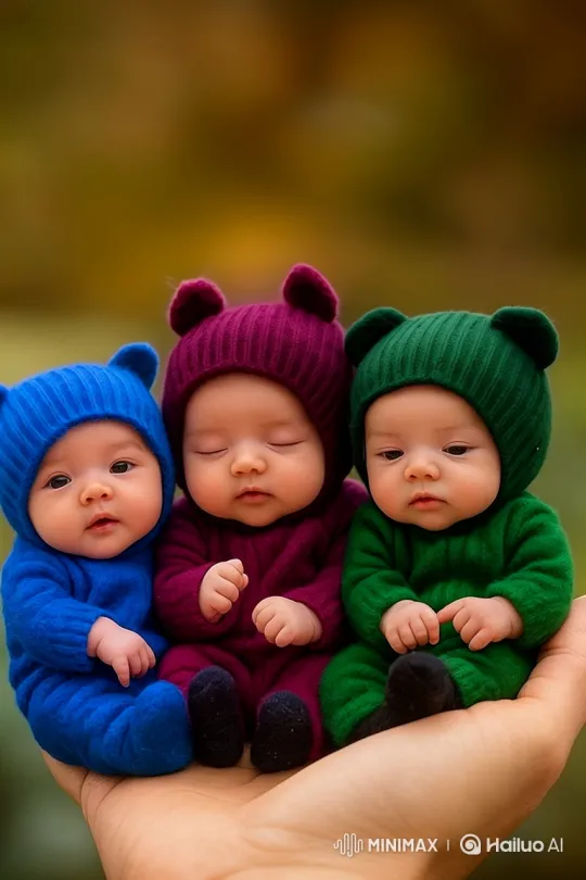 Tiny Babies Sing in Coordinated Harmony – AI Generated Video | Hailuo AI
