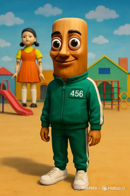 Generate Squid Game Character Video with 4 Numbers – AI Generated Video | Hailuo AI