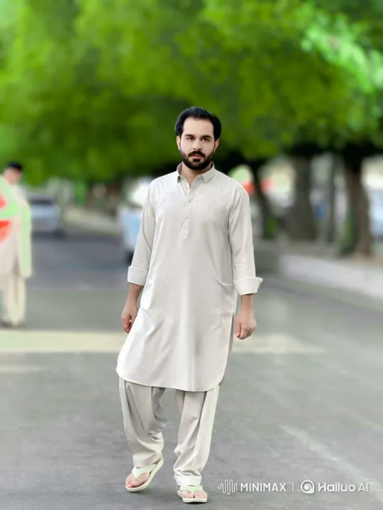 Man Walks Steadily Towards Camera, Unfazed by Passing Car – AI Generated Video | Hailuo AI