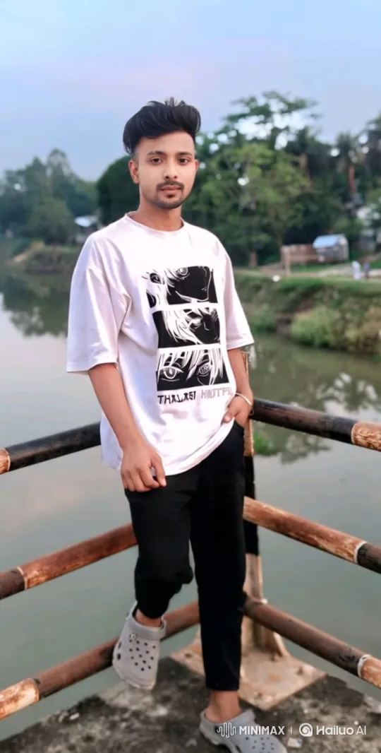 Young Man Prepares to Drive on Riverbank – AI Generated Video | Hailuo AI