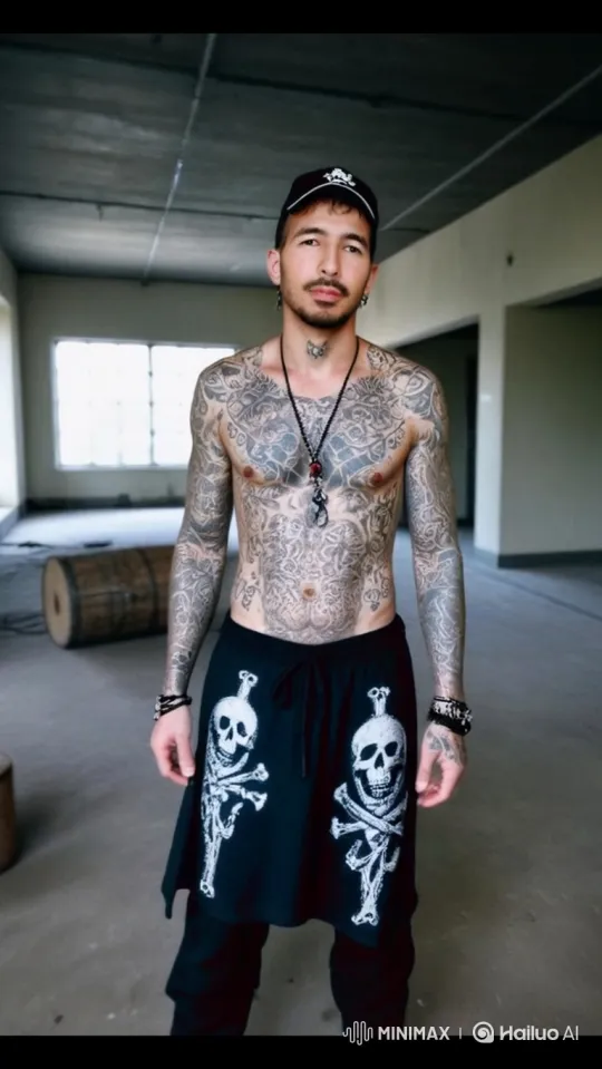 Tattooed Man Enters Porsche on Modern City Street – AI Generated Video | Hailuo AI
