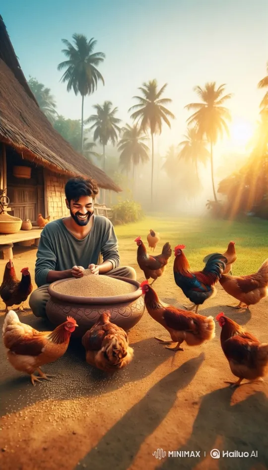 Peaceful Morning on a Rural Farm – AI Generated Video | Hailuo AI