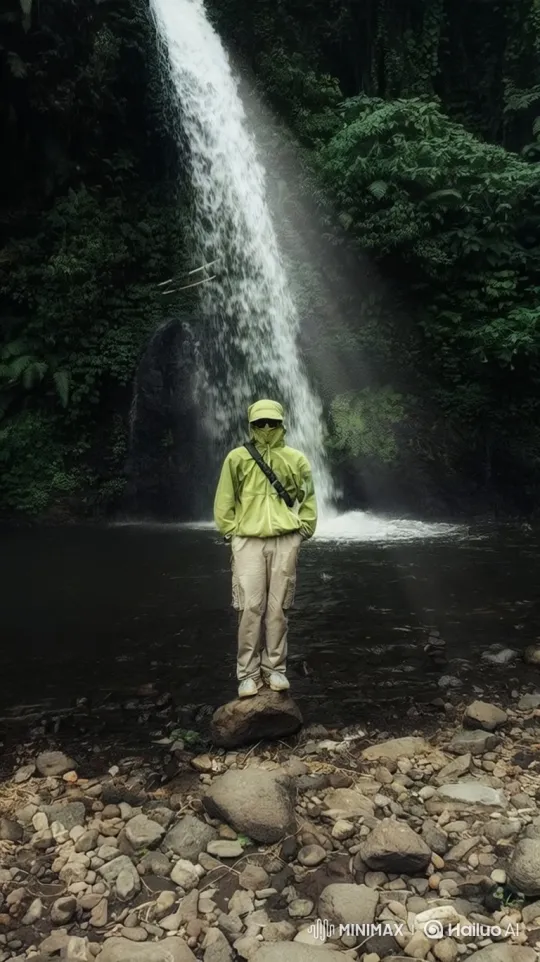 Journey from a Jungle Waterfall to Earth in Space – AI Generated Video | Hailuo AI