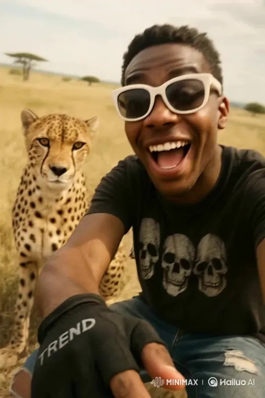 African Big Cats and Elephant Overview – AI Generated Video | Hailuo AI