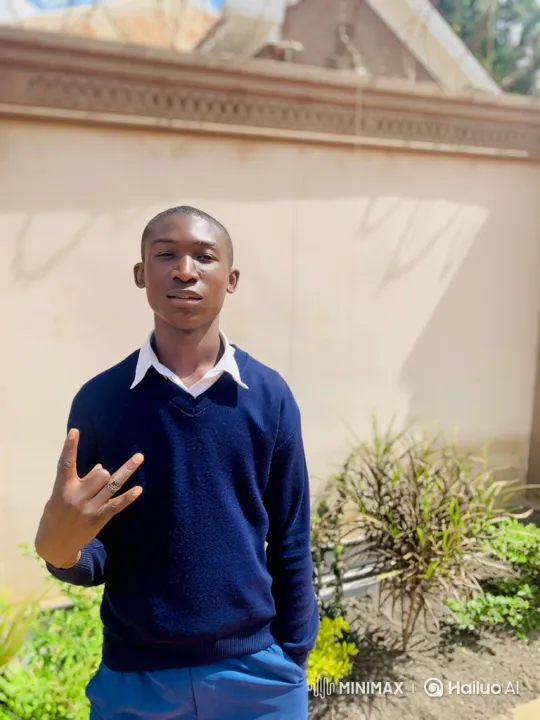Young Black Man Greets Viewers with a Smile – AI Generated Video | Hailuo AI