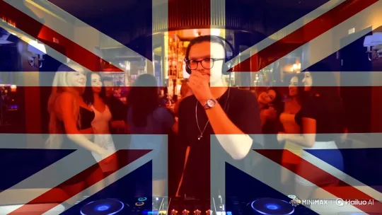 Durham DJ Performance with Nationalistic Visuals – AI Generated Video | Hailuo AI